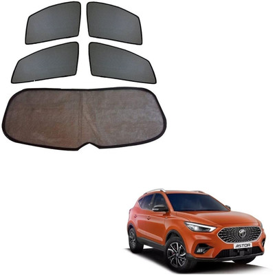 KOZDIKO Side Window, Rear Window Sun Shade For MG Astor(Black)