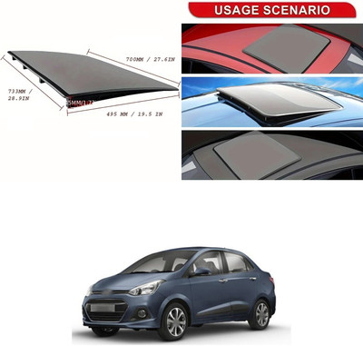 XZRTZ Sun Roof Sun Shade For Hyundai Universal For Car(Black)
