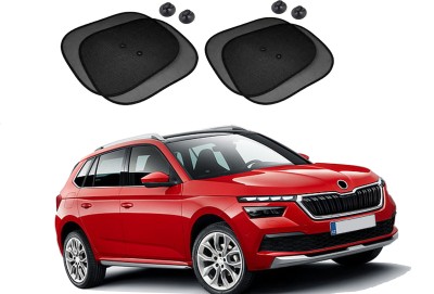 Shopone Rear Window, Side Window Sun Shade For Skoda Universal For Car(Black)