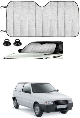 GONAMA Rear Window Sun Shade For Fiat Uno(Silver)