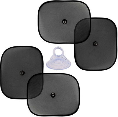 Kingsway Side Window, Rear Window, Windshield Sun Shade For Universal For Car Universal For Car(Black)