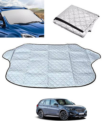 monolive Windshield Sun Shade For BMW Universal For Car(Silver)