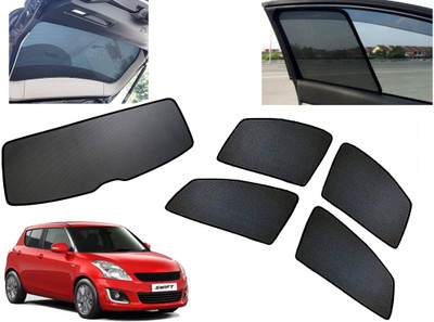 AUTO PEARL Side Window, Rear Window Sun Shade For Maruti Suzuki Swift(Black)