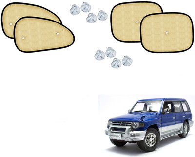 Automotive Prist Side Window Sun Shade For Mitsubishi Pajero(Beige)
