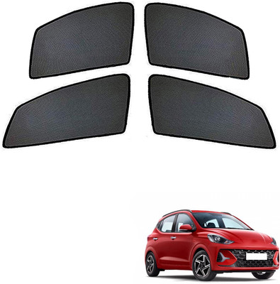 PEEPS STORE Side Window Sun Shade For Hyundai Grand i10 NIOS(Black)