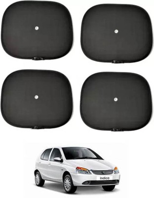 FKOK Side Window Sun Shade For Tata Indica V2(Black)