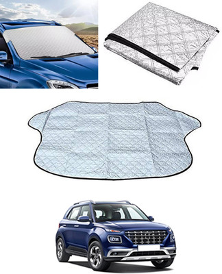 RKPSP Windshield Sun Shade For Hyundai Venue(Silver)