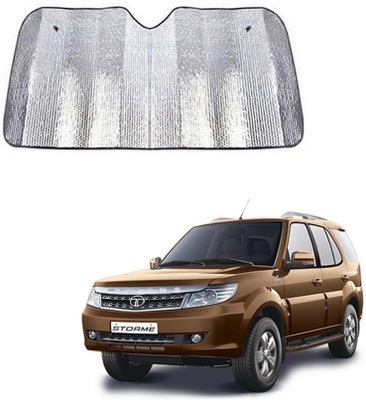 SPREADX Windshield Sun Shade For Tata Safari Storme(Silver)