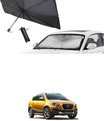 GONAMA Windshield Sun Shade For Datsun Universal For Car(Silver)