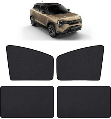 RAKRISH Rear Window, Side Window Sun Shade For Mahindra(Black)