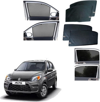 Crc Side Window Sun Shade For Maruti Suzuki Alto 800(Black)