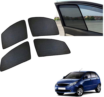 PEEPS STORE Side Window Sun Shade For Tata Indica Vista(Black)
