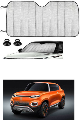GONAMA Windshield Sun Shade For Maruti Suzuki Universal For Car(Silver)
