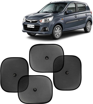 Kingsway Side Window, Rear Window, Windshield Sun Shade For Maruti Suzuki Alto K10(Black)