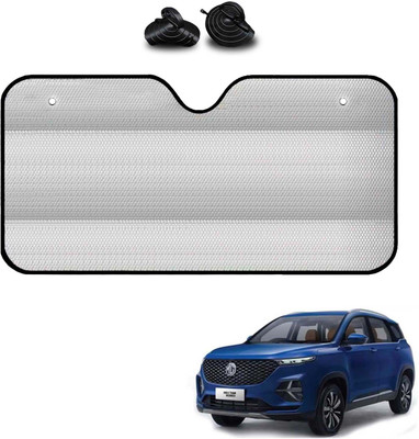 COSMOGEAR Windshield, Dashboard, Rear Window Sun Shade For MG Hector Plus(Silver)