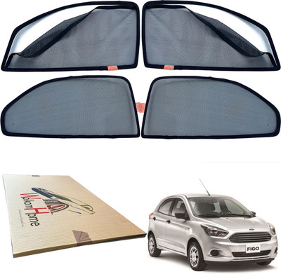 WolkomHome Side Window Sun Shade For Ford Figo(Black)