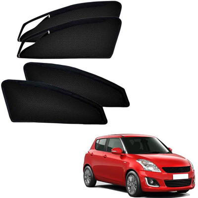 PEEPS STORE Side Window Sun Shade For Maruti Suzuki New Swift(Black)