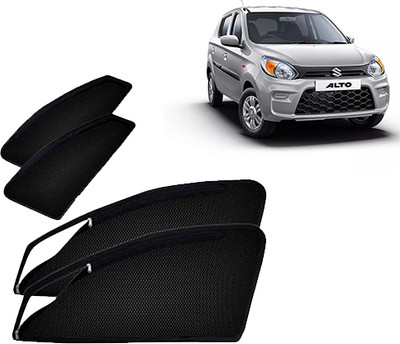 RAKRISH Rear Window, Side Window Sun Shade For Maruti Suzuki Alto 800(Black)