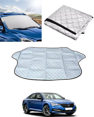 RKPSP Windshield Sun Shade For Skoda Superb(Silver)