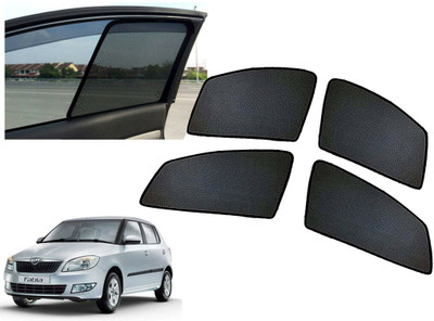 AUTO PEARL Side Window Sun Shade For Skoda Fabia(Black)