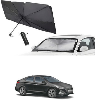GONAMA Rear Window Sun Shade For Hyundai Verna(Silver)