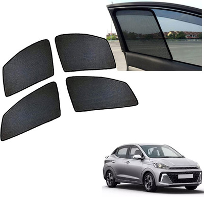 PEEPS STORE Side Window Sun Shade For Hyundai Aura(Black)