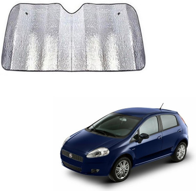 SPREADX Windshield Sun Shade For Fiat Punto(Silver)