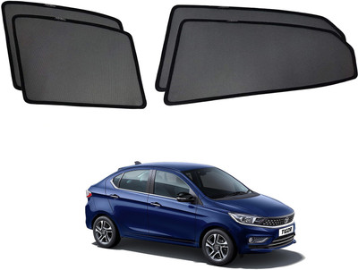 RAKRISH Rear Window, Side Window Sun Shade For Tata Tigor(Black)