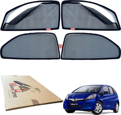 WolkomHome Side Window Sun Shade For Honda Jazz(Black)