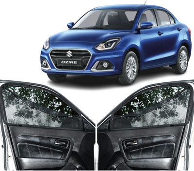 GATIMAN Rear Window, Side Window Sun Shade For Maruti Suzuki Swift Dzire(Black)