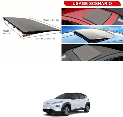 XZRTZ Sun Roof Sun Shade For Hyundai Eon(Black)