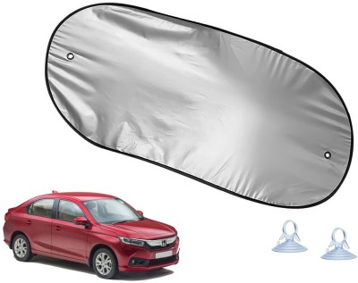 AUTO PEARL Windshield Sun Shade For Volkswagen Amaze(Silver, Black)