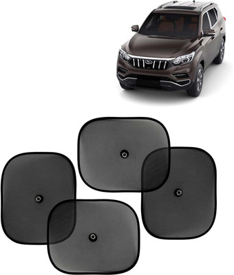 Kingsway Side Window, Rear Window, Windshield Sun Shade For Mahindra Alturas G4(Black)