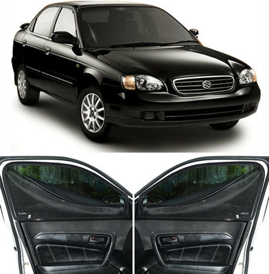 G ILIKA Rear Window, Side Window Sun Shade For Maruti Suzuki Baleno(Black)