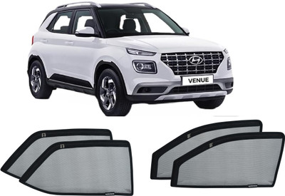 AUTOFIXER Side Window Sun Shade For Hyundai Venue(Black)