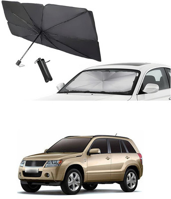 GONAMA Windshield Sun Shade For Maruti Suzuki Universal For Car(Silver)