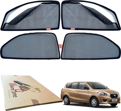 WolkomHome Side Window Sun Shade For Datsun Go+(Black)