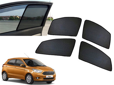 AUTO PEARL Side Window Sun Shade For Ford Figo(Black)