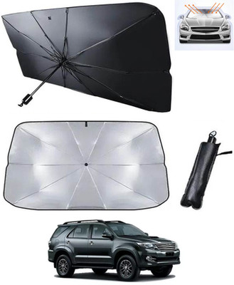 MATIES Windshield Sun Shade For Toyota Fortuner(Silver)