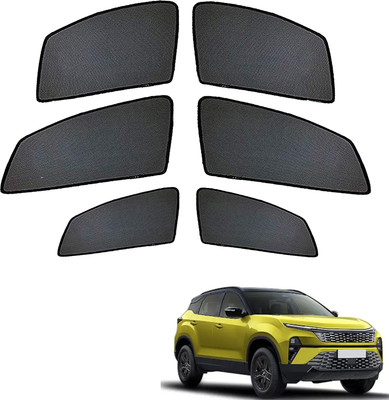 PEEPS STORE Side Window Sun Shade For Tata Harrier(Black)