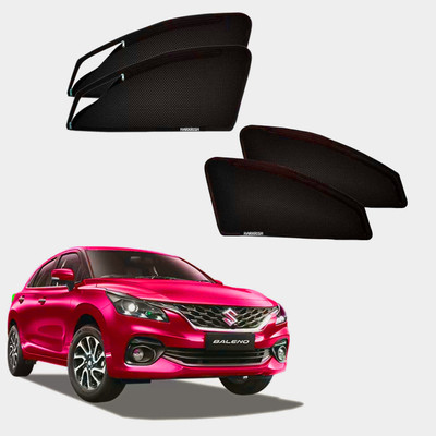 HARKRISH Side Window Sun Shade For Maruti Suzuki Baleno(Black)