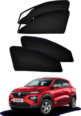 PEEPS STORE Side Window Sun Shade For Renault Kwid(Black)