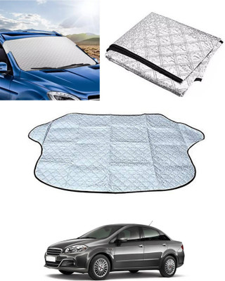 RKPSP Windshield Sun Shade For Fiat Linea(Silver)