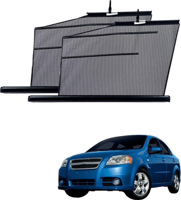 SS Zeeber Side Window Sun Shade For Chevrolet Aveo(Black)