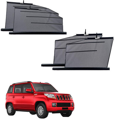 SS FOR YOUR SMART NEEDS Side Window Sun Shade For Mahindra TUV 300(Black)