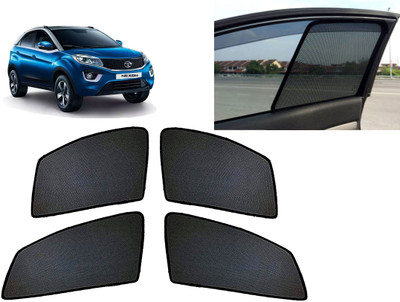 AUTO PEARL Side Window Sun Shade For Tata Nexon(Black)