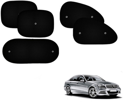 Automotive Prist Side Window Sun Shade For Mercedes Benz C180(Black)