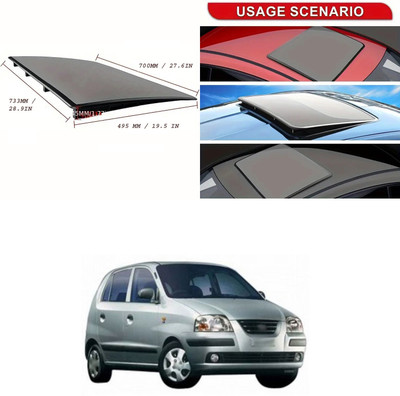 XZRTZ Sun Roof Sun Shade For Hyundai Universal For Car(Black)