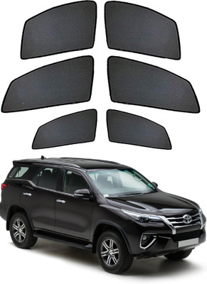 PEEPS STORE Side Window Sun Shade For Toyota Fortuner(Black)
