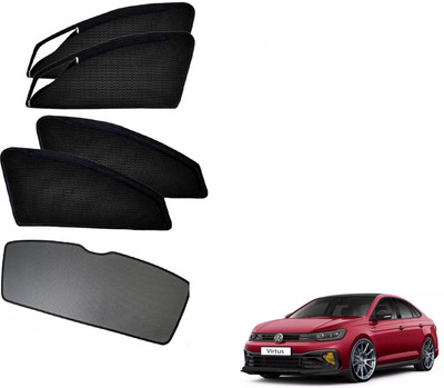 AuTO ADDiCT Side Window, Rear Window Sun Shade For Volkswagen Venture(Black)